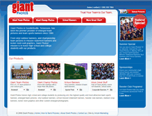 Tablet Screenshot of giantphotos.com